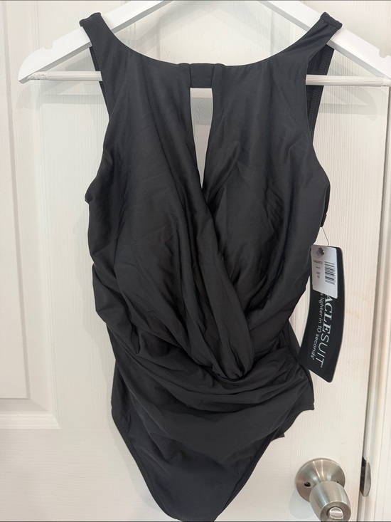Miraclesuit Other - Miraclesuit Black Backless Draped One-Piece-NEW